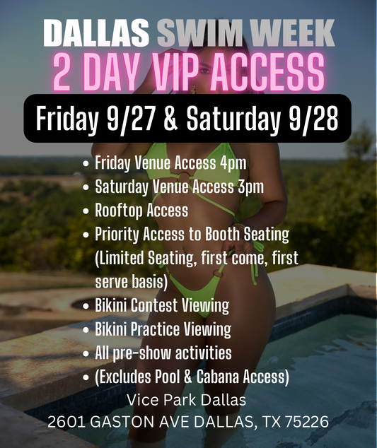 2 Day VIP Access 9/27 & 9/28, No Refunds